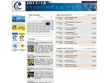 Tablet Screenshot of europeancup.eurohandball.com